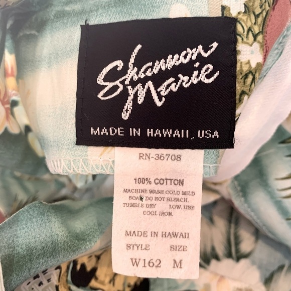 VTG Shannon Marie,Hawaiian Made,Soft Tropical Oasis, Muted Island Hues,Idyllic! - Picture 4 of 12